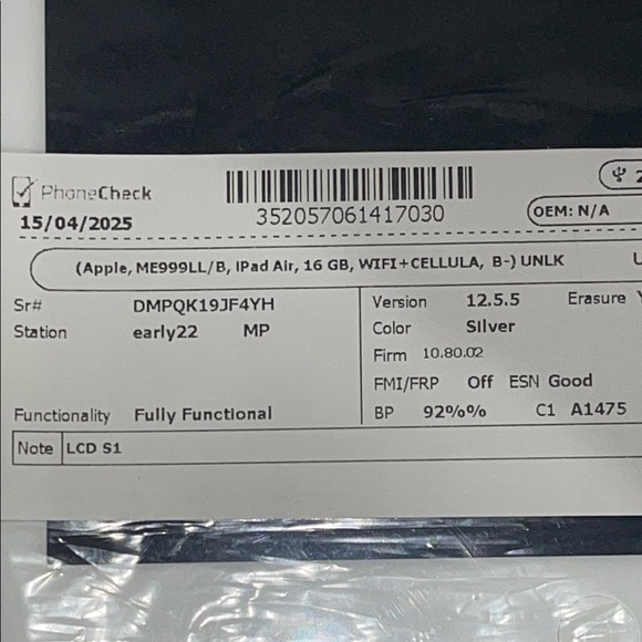 Apple White iPad Air - Picture 4 of 4